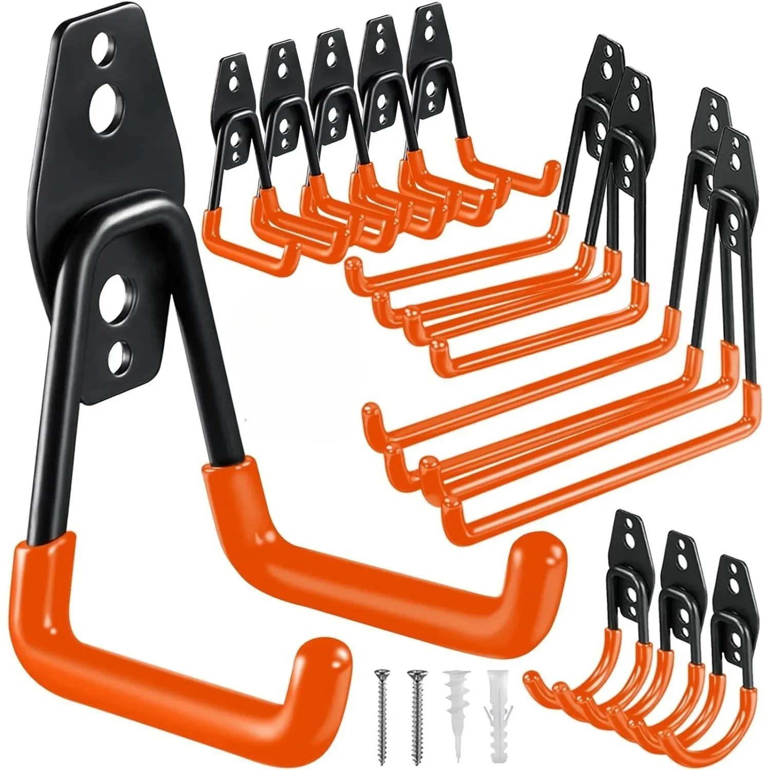 Heavy Equipment Storage - Heavy Duty Metal Hook Garage Organizer