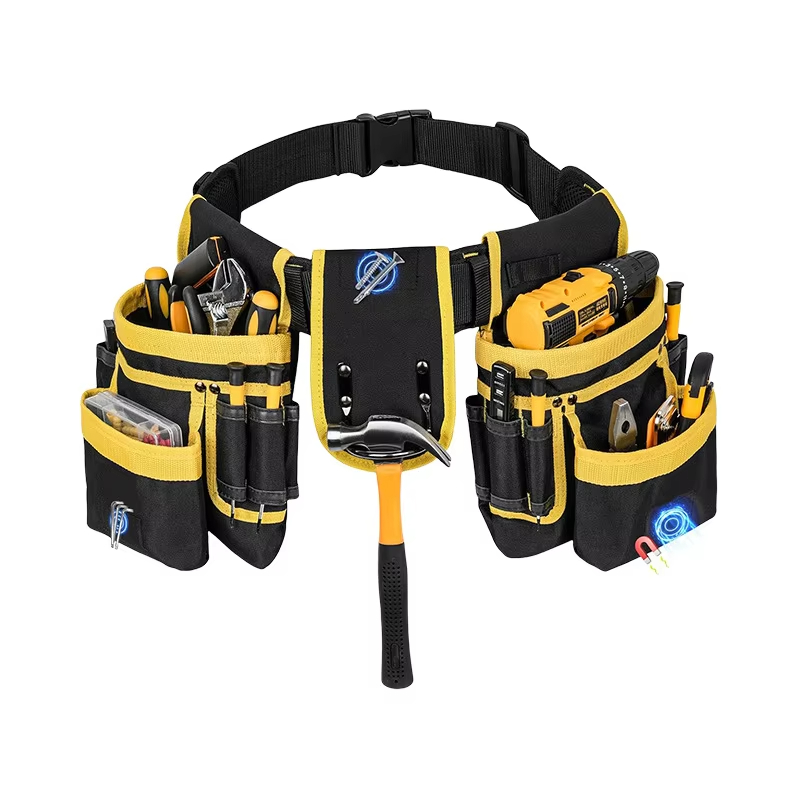 Heavy Equipment Storage - Adjustable Tool Belt Bag with Detachable