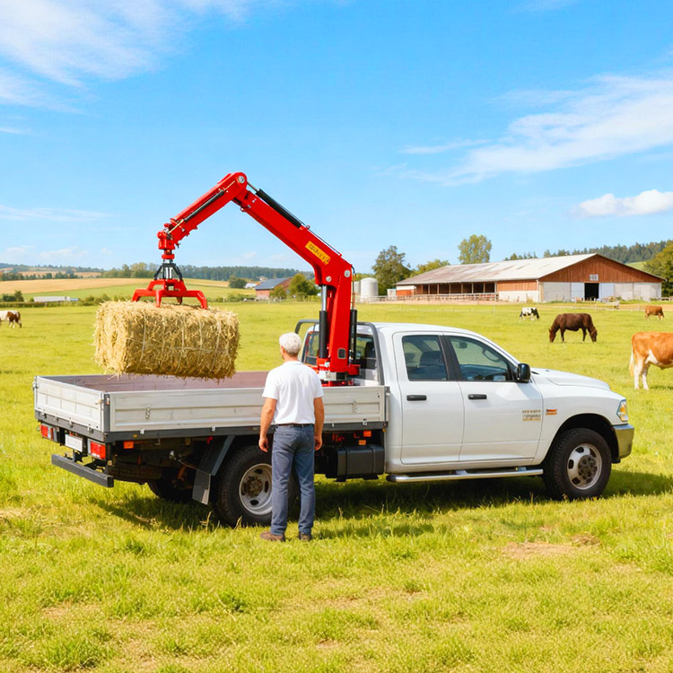 Heavy Equipment Crane - Factory Priced Mini Pickup Truck Crane