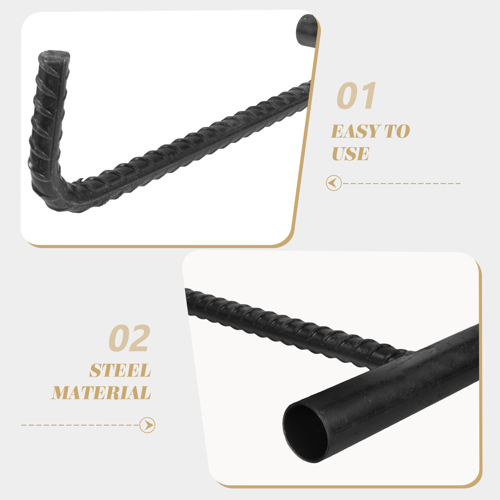 Manhole Cover Lifting - Professional Grade Manhole Cover Hook Stainless