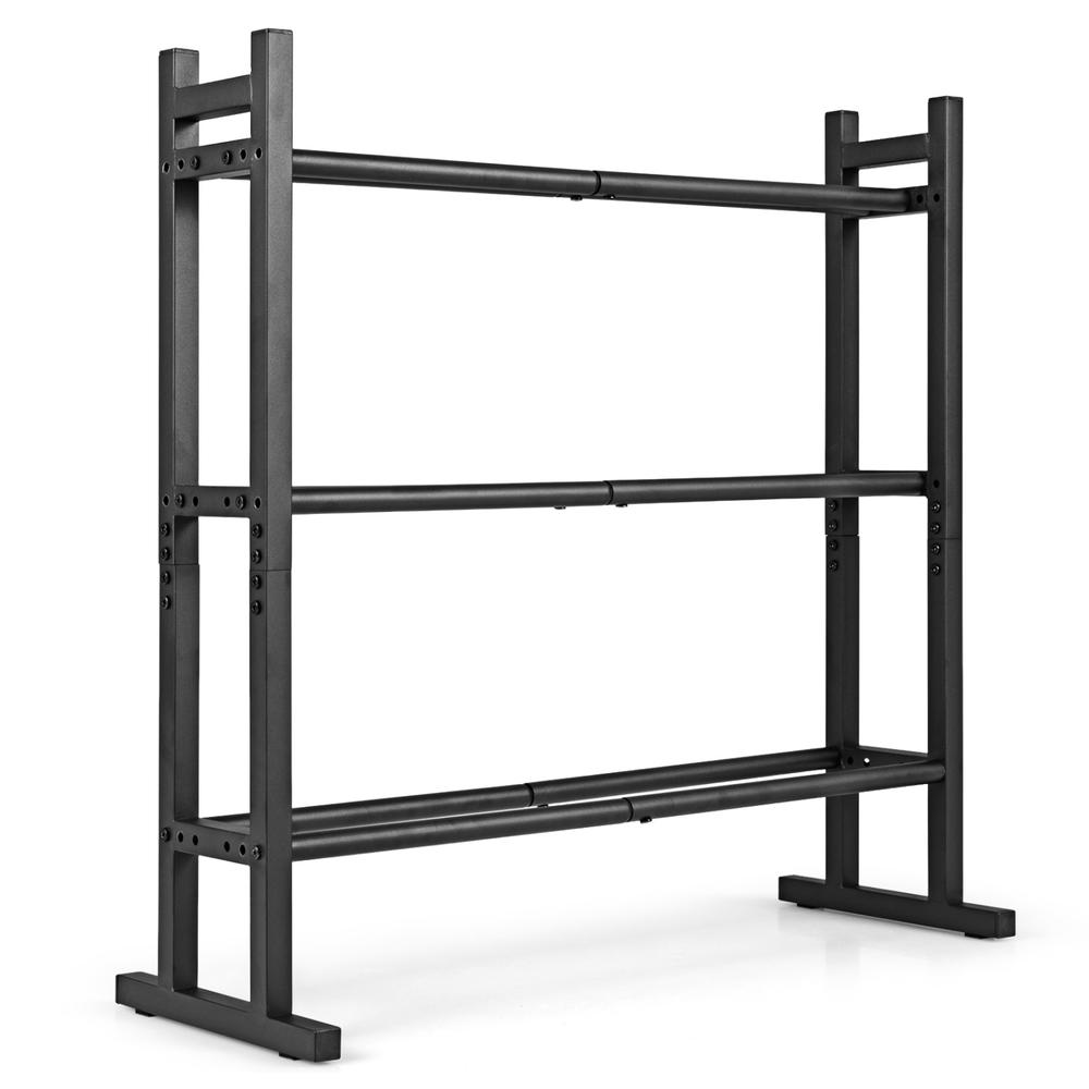 Heavy Equipment Storage - Heavy Duty 3-Tier Dumbbell Rack, Powder
