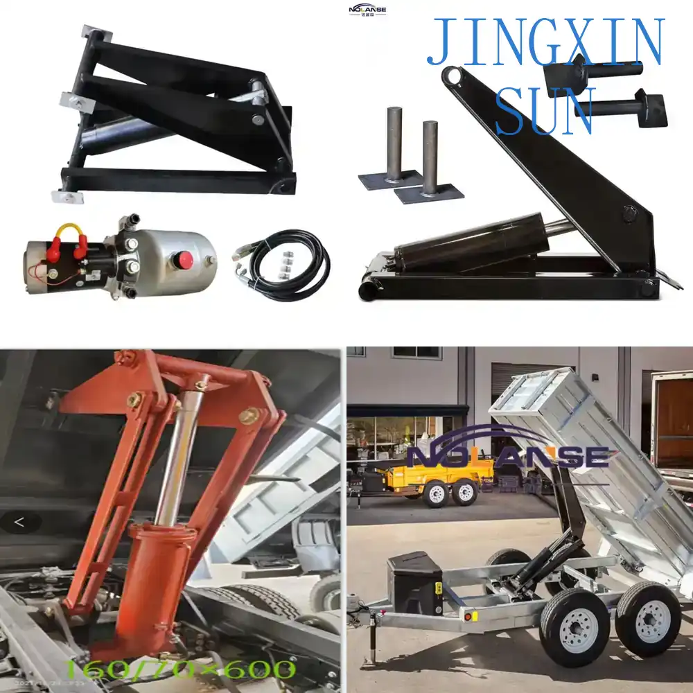 Heavy Equipment In Mining - 8 Ton Hydraulic Tipper Trailer Hydraulic