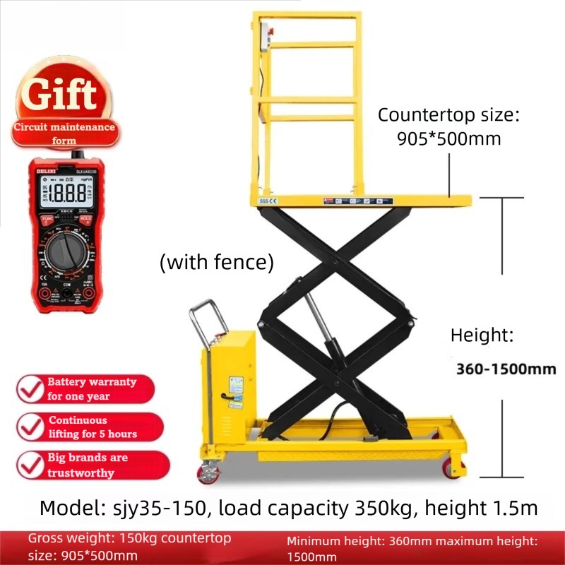 Rise 2m 4m Hydraulic Scissor L - Scissor Lift Table Hydraulic recension och pris