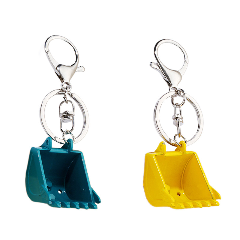 New Creative Metal Excavator K - Heavy Equipment Keychain recension och pris