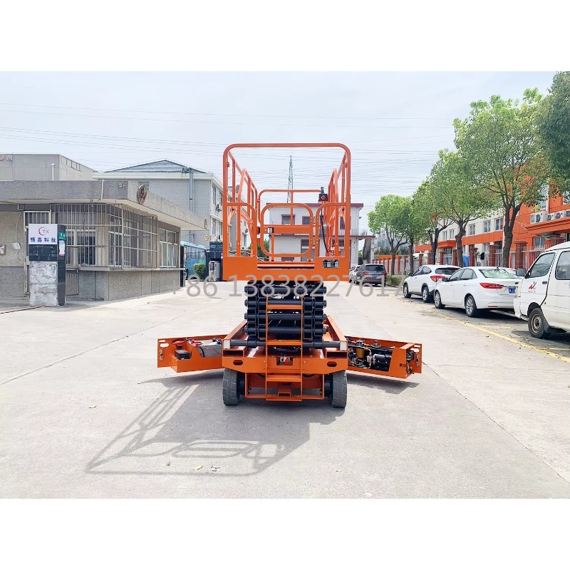 Solid Rubber Tires 8m 10m 12m  - Scissor Lift Table Hydraulic recension och pris