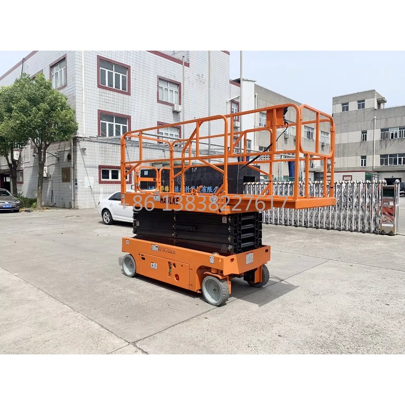 Solid Rubber Tires 8m 10m 12m  - Scissor Lift Table Hydraulic recension och pris
