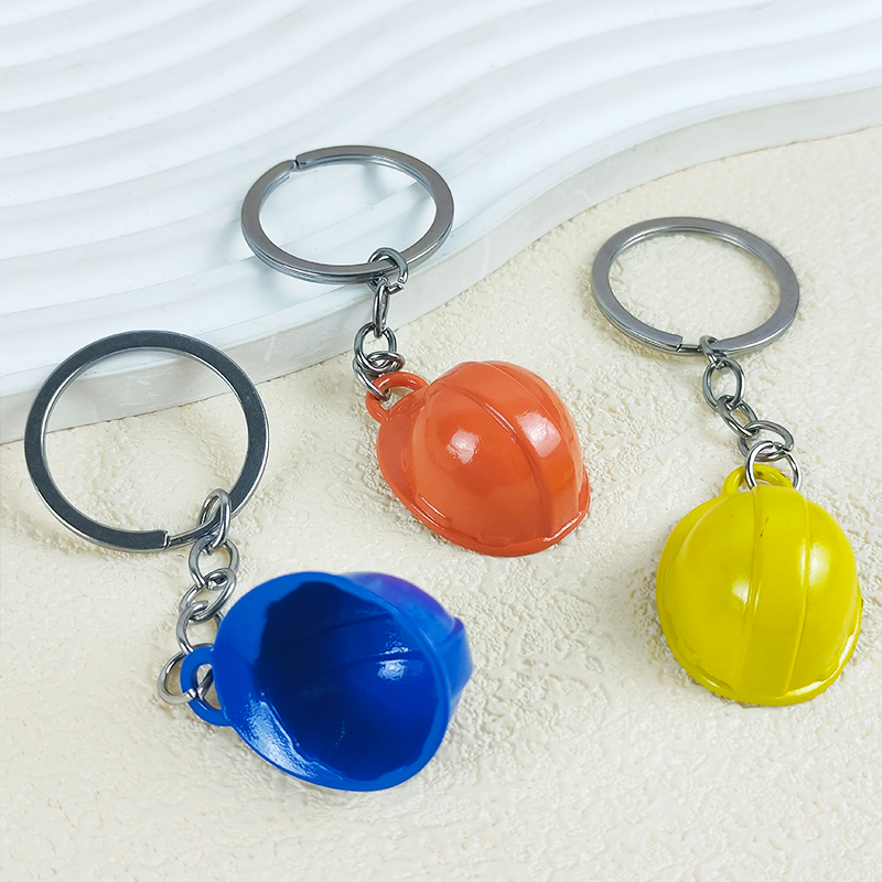 Creative Hard Hat Keychain Min - Heavy Equipment Keychain recension och pris