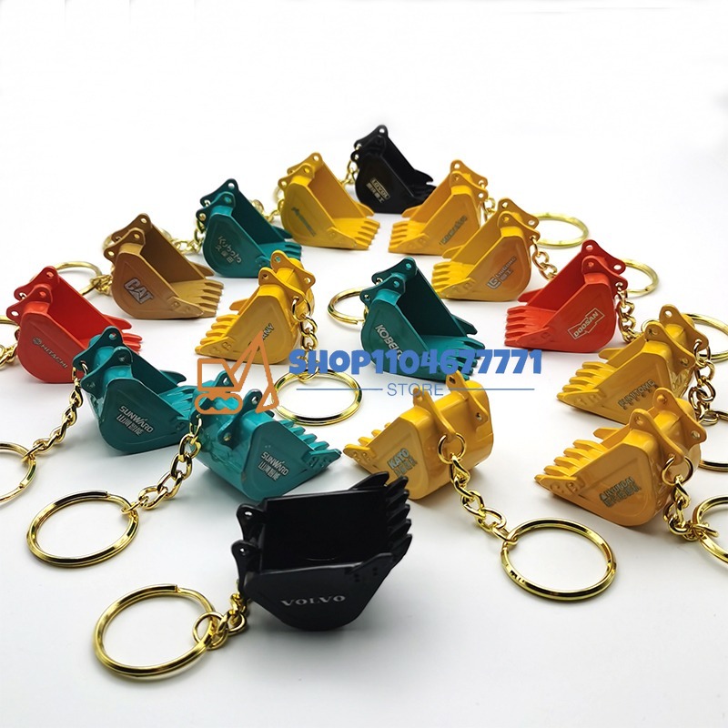 With Bucket Key Chain for Kobe - Heavy Equipment Keychain recension och pris