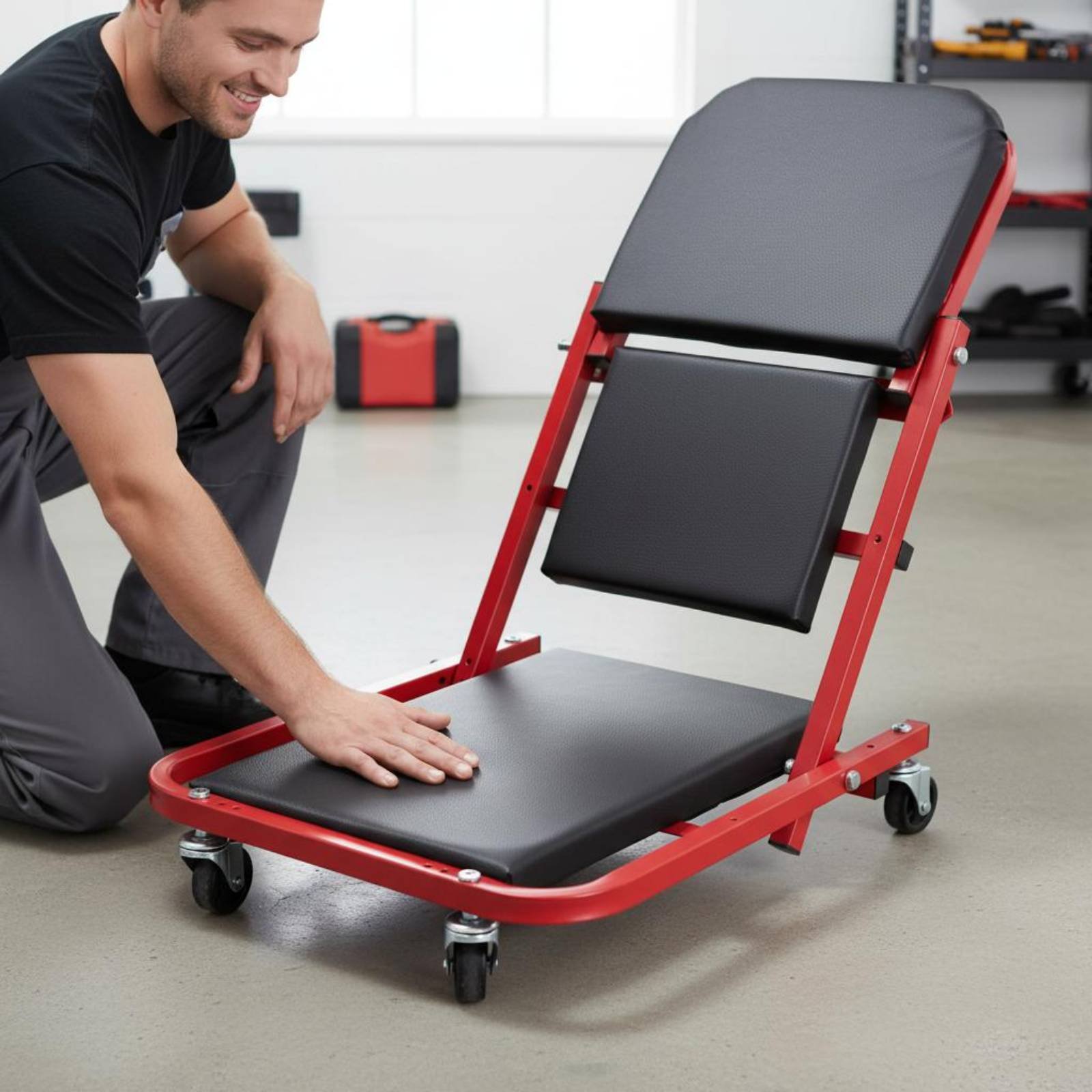 Folding Creeper Seat Foldable  - Heavy Equipment Repair recension och pris