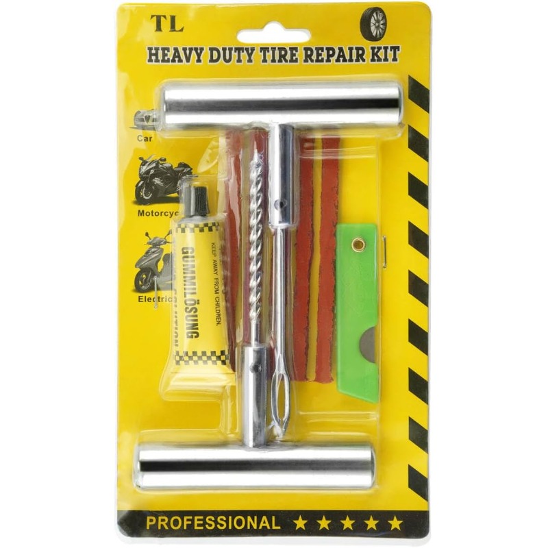 1Set Tire Repair Kit with Plug - Heavy Equipment Repair recension och pris