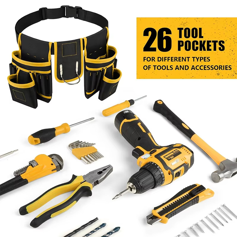 Adjustable Tool Belt Bag with  - Heavy Equipment Storage recension och pris