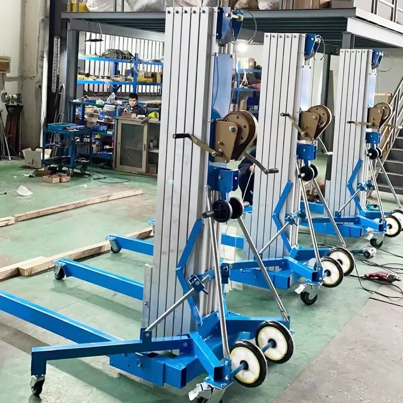 Aluminum Alloy Manual Lifting  - Scissor Lift Table Hydraulic recension och pris
