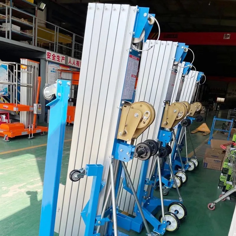 Aluminum Alloy Manual Lifting  - Scissor Lift Table Hydraulic recension och pris