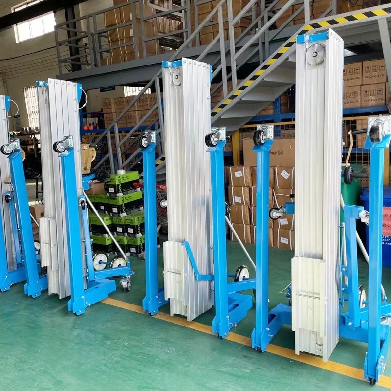 Aluminum Alloy Manual Lifting  - Scissor Lift Table Hydraulic recension och pris
