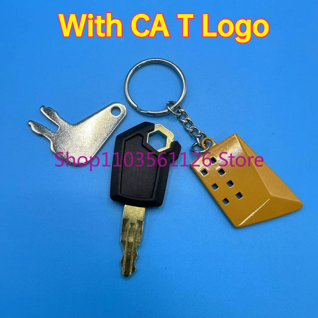 5P8500 8H5306 with Bucket Key  - Heavy Equipment Keychain recension och pris