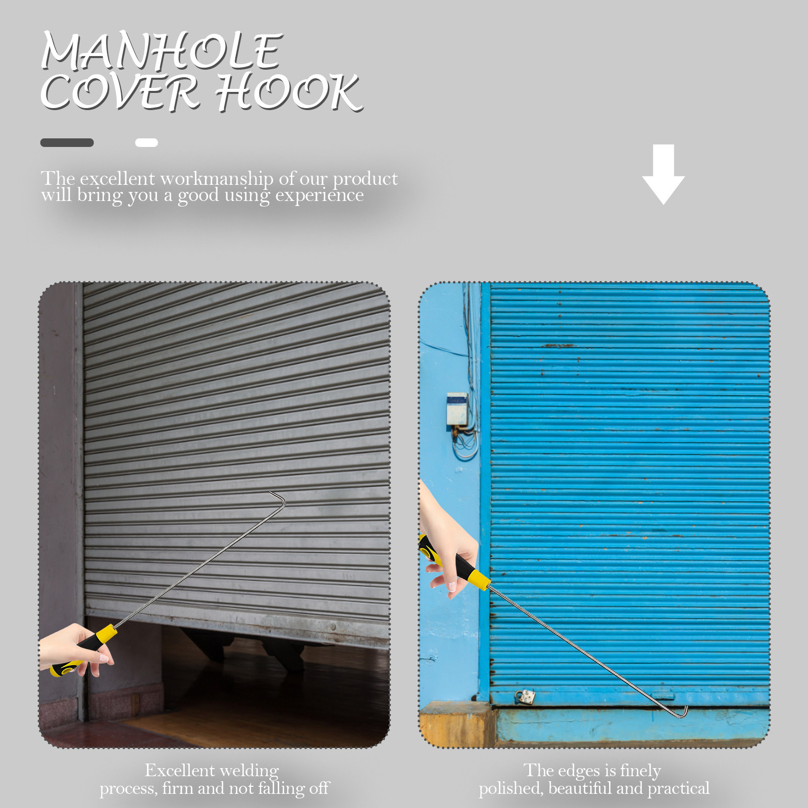 Manhole Cover Hook Premium Ste - Manhole Cover Lifting recension och pris