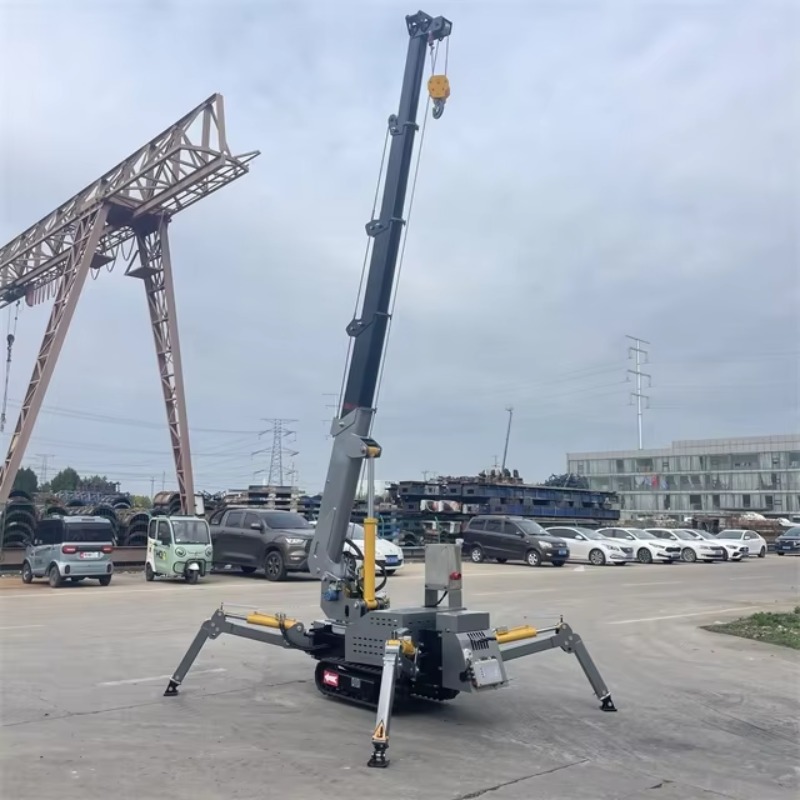 Compact Mini Spider Crane Hydr - Heavy Equipment Crane recension och pris