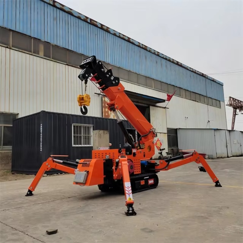 Compact Mini Spider Crane Hydr - Heavy Equipment Crane recension och pris