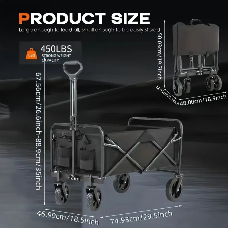 Heavy Duty Collapsible Cart wi - Heavy Equipment Guide recension och pris