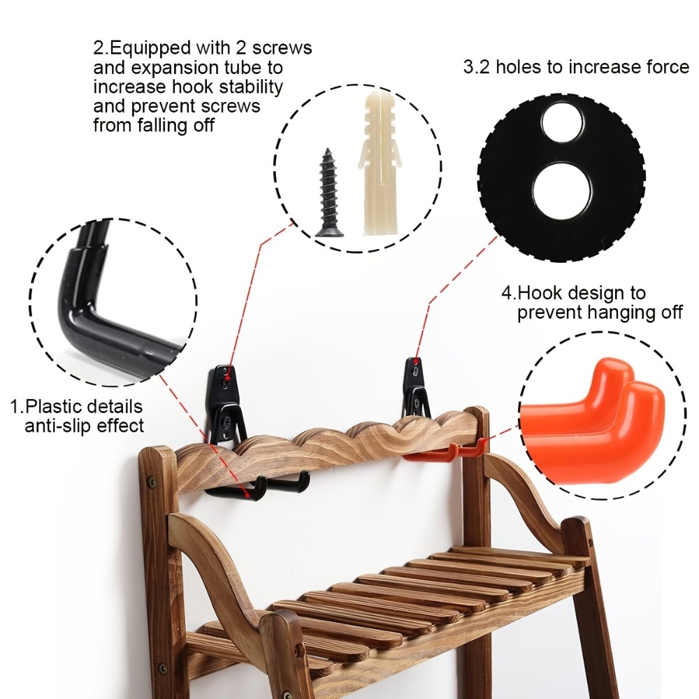 1PC Heavy Duty Metal Hook Gara - Heavy Equipment Storage recension och pris