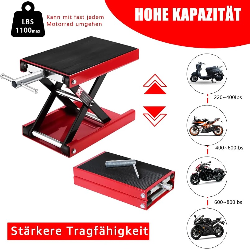 800-1500lbs Hydraulic Air Lift - Scissor Lift Table Hydraulic recension och pris