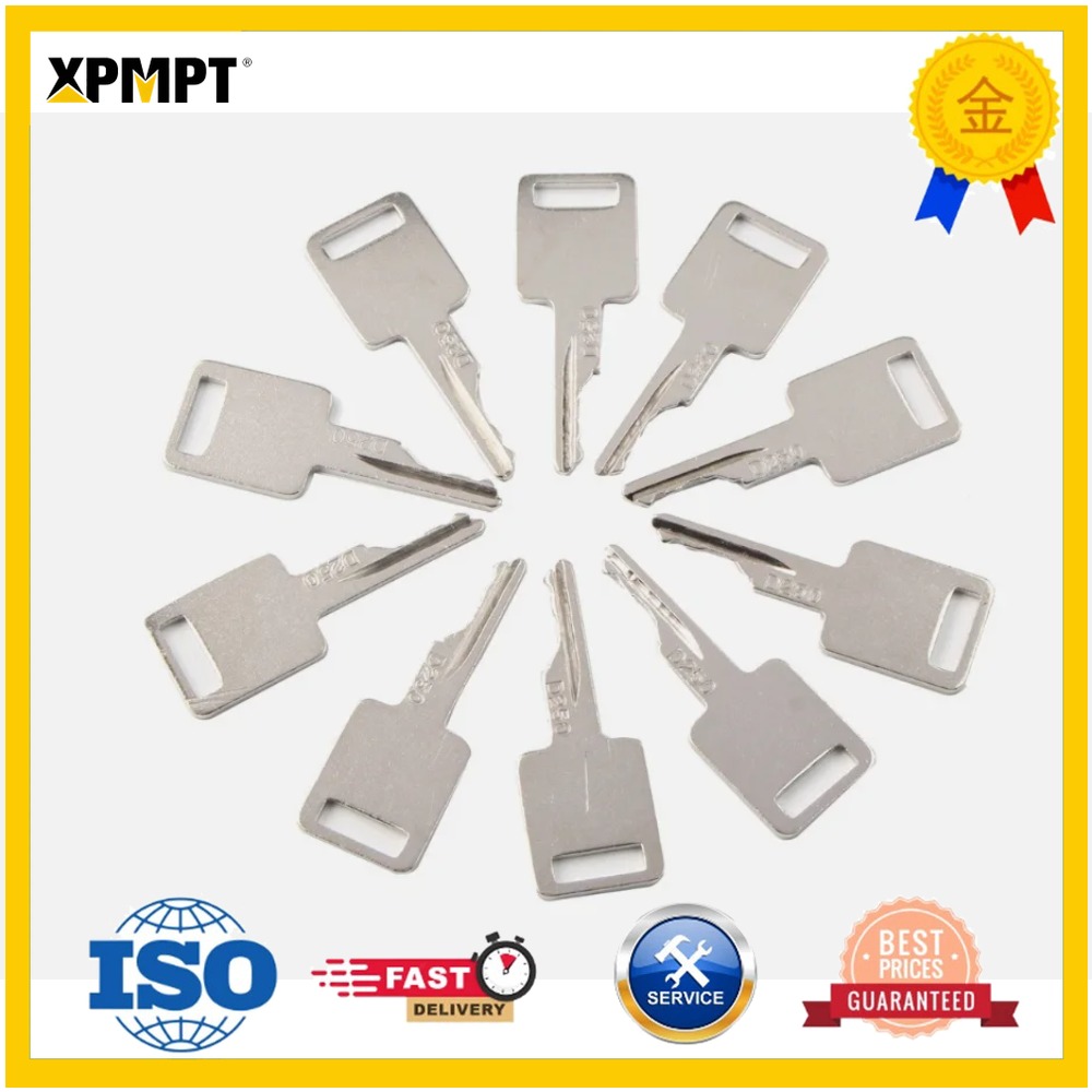 10PCS S331/S160 D250 KEYS fits - Heavy Equipment Keychain recension och pris
