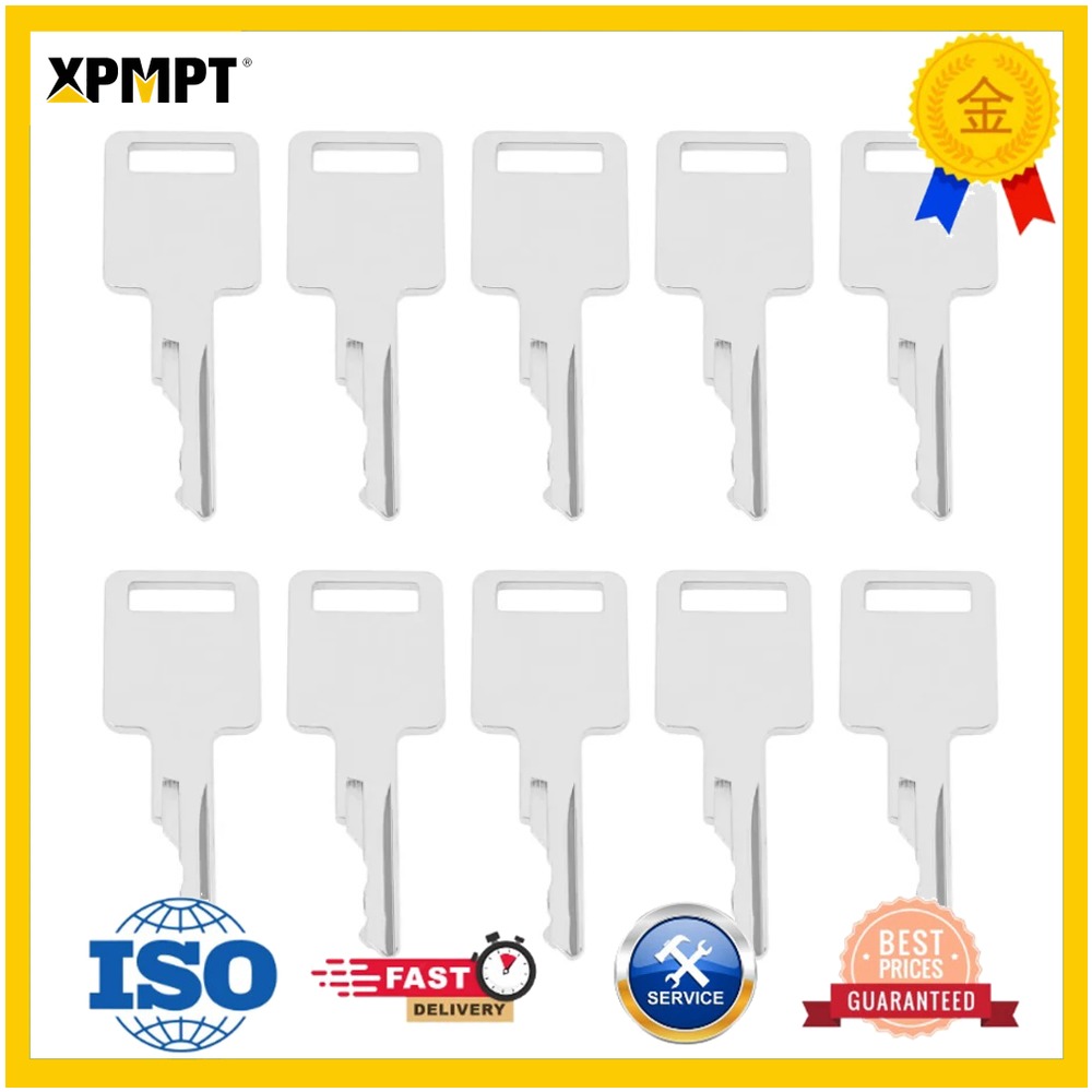 10PCS S331/S160 D250 KEYS fits - Heavy Equipment Keychain recension och pris