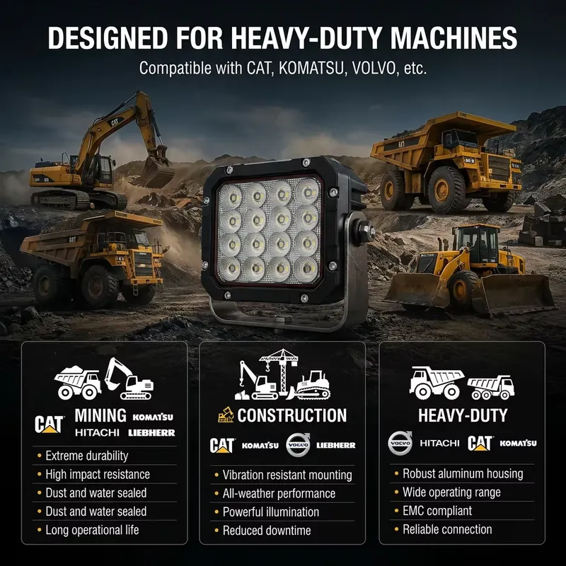 High Lumen Vibration Flood Lig - Heavy Equipment In Mining recension och pris